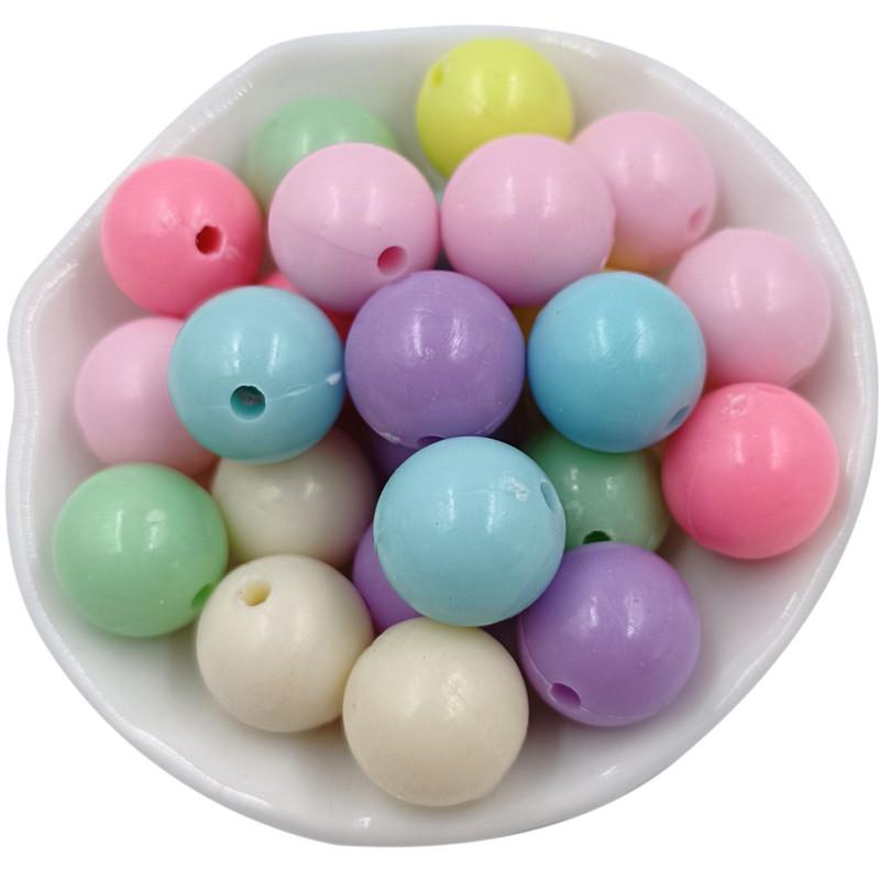 30-500 шт 4-14 мм конфетного цвета круглые свободные бусины DIY ювелирные аксессуары для ожерелья браслета изготовление ювелирных изделий