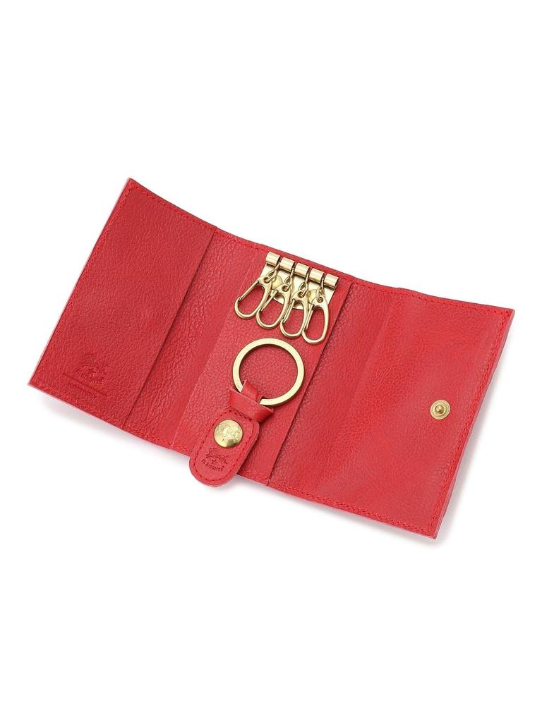 Key Case F Red Brown [Il Bisonte] 54_1_54202309290