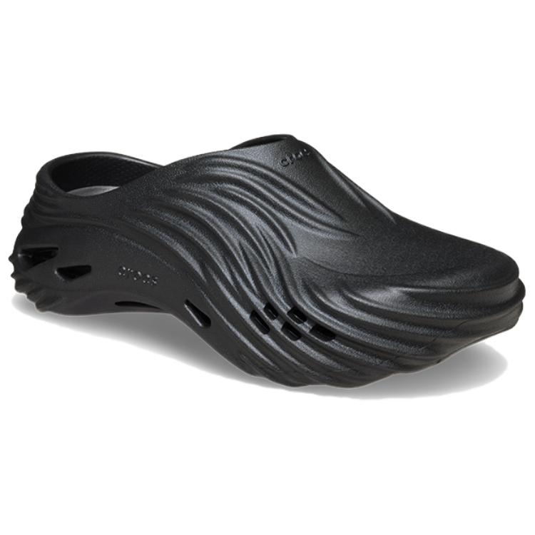 Crocs Cyclone Bobo EVA Comfortable and Simple Hole Shoes Unisex Black