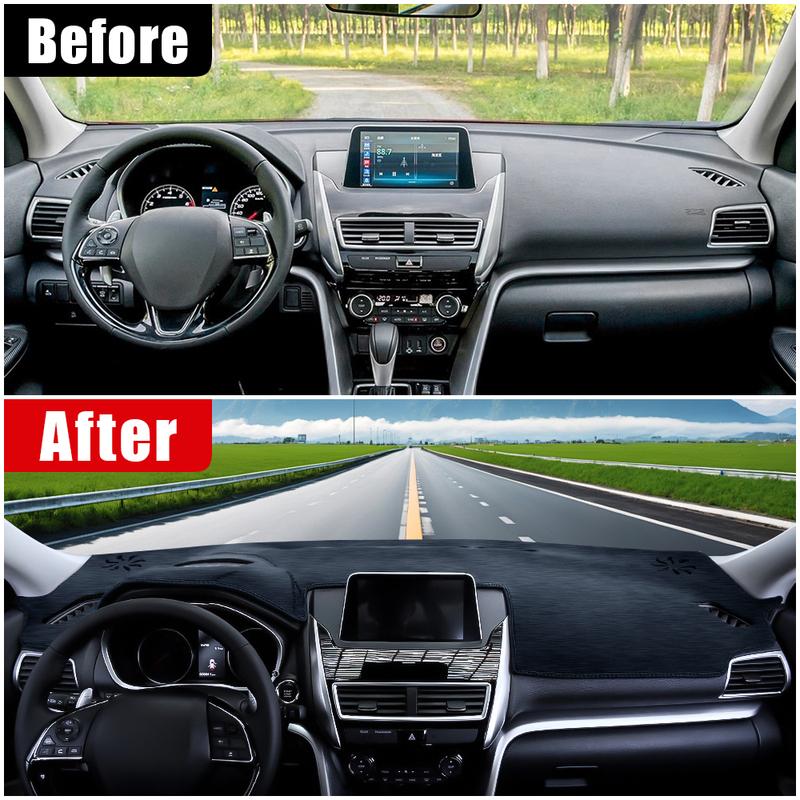 Car Dashboard Cover For Mitsubishi Eclipse Cross 2017 2018      trument Desk Sun Shade Mat Accessories