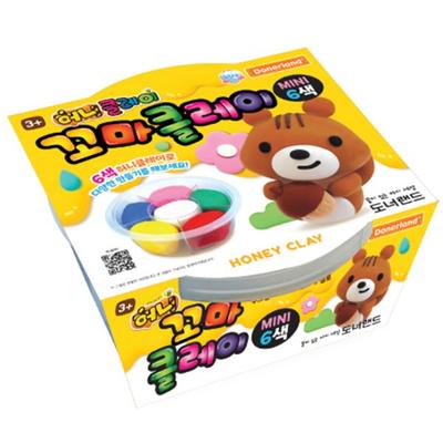 Donnerland Little Clay Mini, набор из 6 цветов, смешанные цвета, 65 г, корейские игрушки