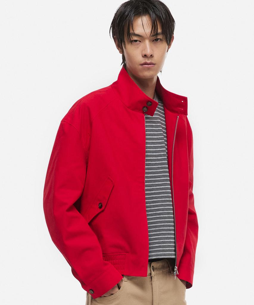 Dnsr Crop Harrington Jacket Red