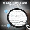 Лупа с подсветкой, 10x 20x увеличитель с 4 светодиодными лампами, лупы для чтения для пожилых, детей, помощник для работы вблизи