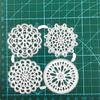 Four-piece Lace Circular Design Style Metal Cutting Dies DIY Scrapbooking Embossing Stencil Paper Craft Album Template
