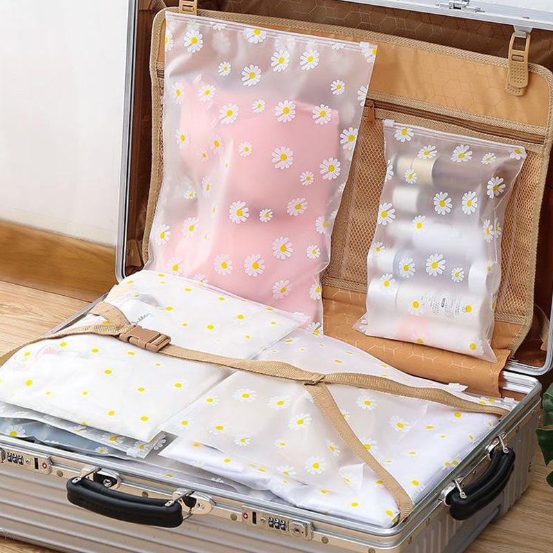 10 шт. дорожная сумка для хранения одежды с застежкой-молнией, водонепроницаемая упаковочная сумка, органайзер для нижнего белья, обуви, сумка на молнии, органайзер для шкафа