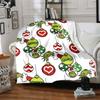 Grinch Christmas Ornaments Blanket Soft Throw Blanket For Home Bedroom Bed Sofa Travel Office Solid Christmas Blanket