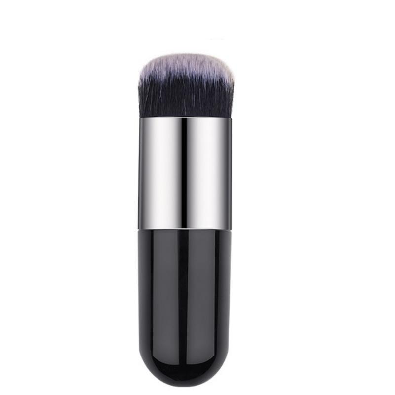 Little Fat Pier Кисть для макияжа Beauty Tool Круглая головка Серебряная кисть для тональной основы BB Frost Brush