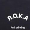 Black/White-Short  Sleeve ROKA T-Shirts 2 Numbers