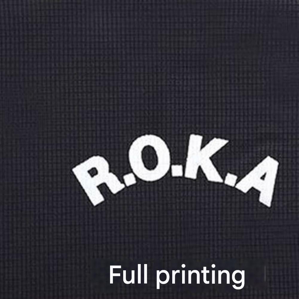 Black/White-Short Sleeve ROKA T-Shirts 2 Numbers