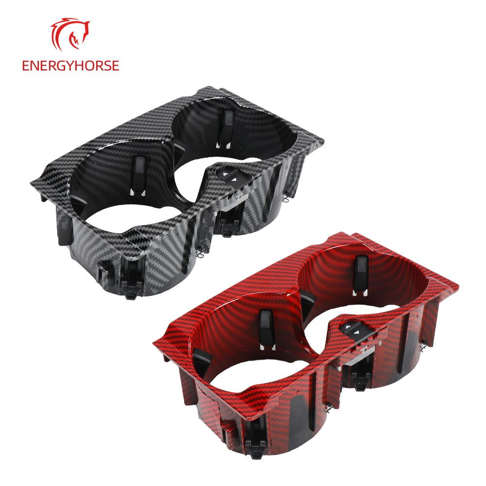 For Mercedes W212 Car Centre Console Drink Cup Holder Carbon Fiber For Benz E-Class E200 E260 E300 E320 E400