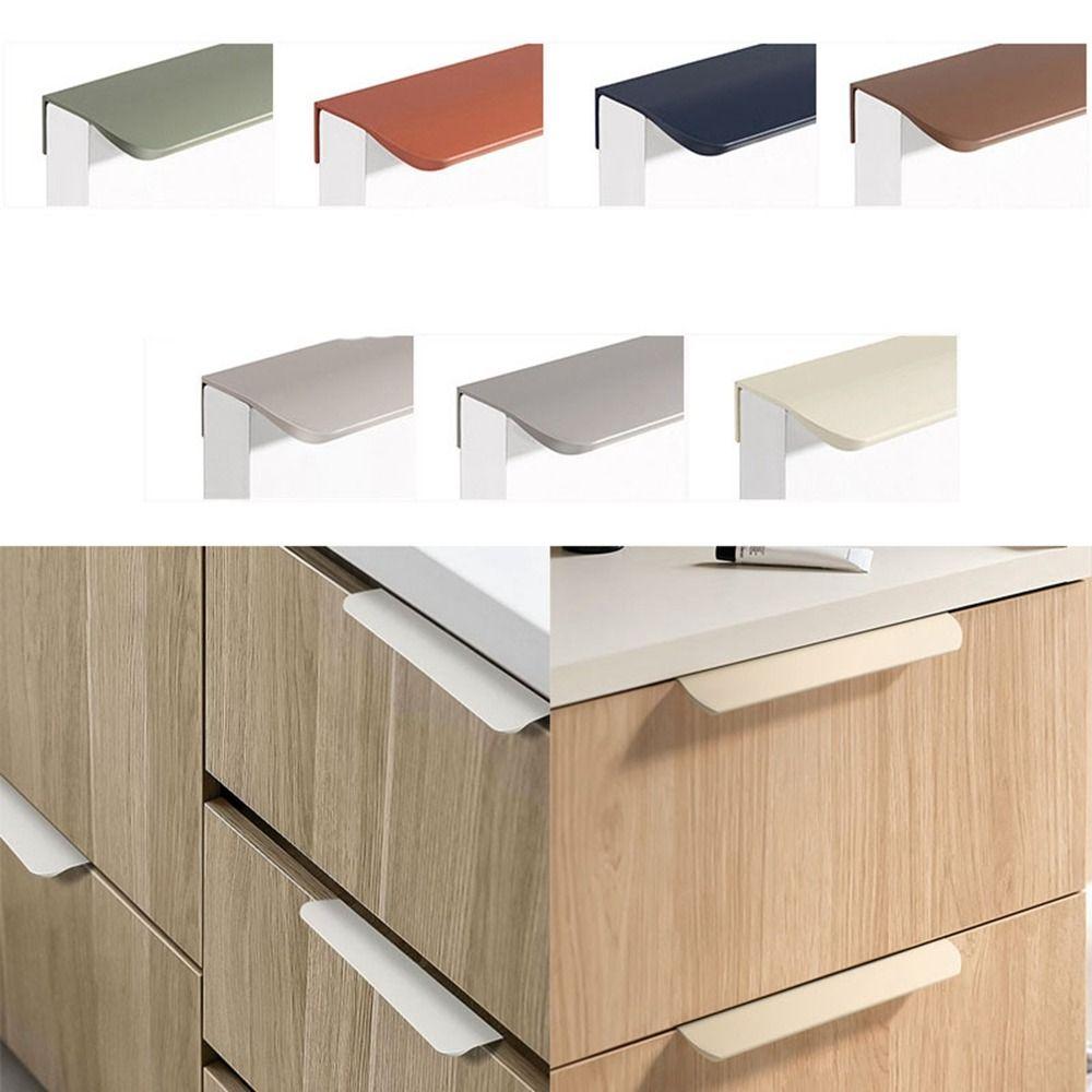 Hidden Invisible Door Handle Furniture Drawer Pulls Handle New Door Knobs Cupboard