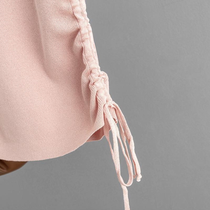 Летняя женская шикарная короткая облегающая трикотажная футболка Ice Silk без рукавов с V-образным вырезом