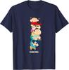 Crayon Shinchan Piggyback Kasukabe Defense Corps Fashion Casual Funny TShirt S6XL