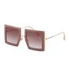 Korean Thin Legs Square Frame Sunglasses Women'S High-End African Sunglasses Women