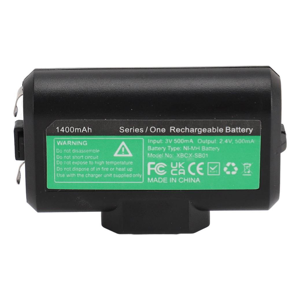 2Pcs Rechargeable Battery Pack for Xbox One X S Elite 1400mAh Controller Battery Pack with Charging