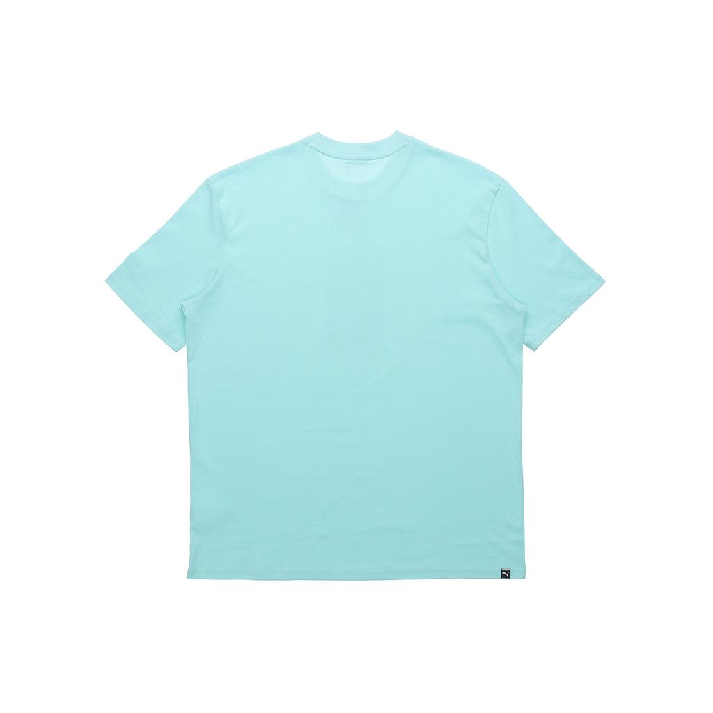 Puma Экологичная футболка с коротким рукавом с тематическим принтом, мужские топы, синяя 599181-33