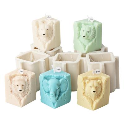 3D форма для свечи в форме животного, форма для ароматерапии, форма для мыла, форма для эпоксидной смолы, гипсовое украшение для дней рождения и фестивалей