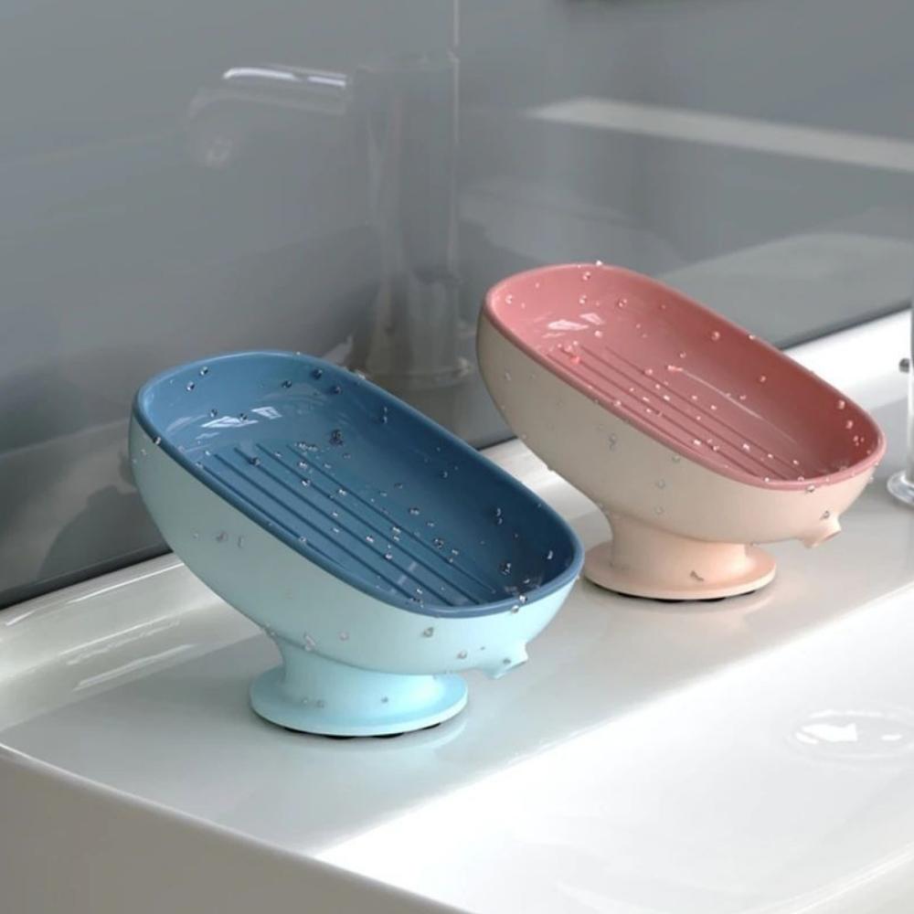 Супер мыльница на присоске со сливом воды для ванной комнаты, держатель для мыла, держатель для губки, контейнер для мыла, принадлежности для ванной комнаты