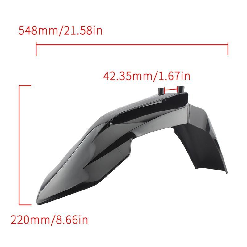 Universal Motorcycle Front Board Mudguard For 65 SX EXC SXF XCW EXCF 2018 Plastic Plate Motocross Modified Parts