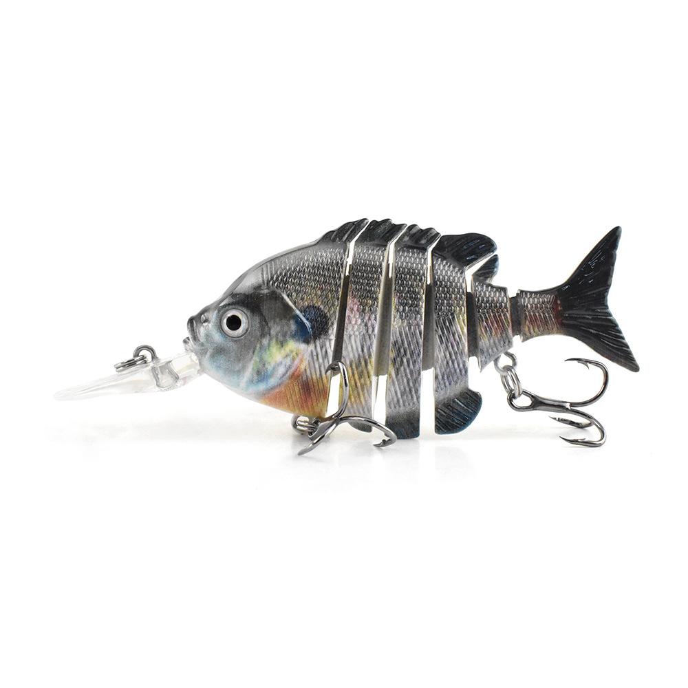 80Mm 16.8G Mini Long Tongue Board Sunfish Luya Bait Talk About Water Sea Fishing Bait Hard Bait Luya Bait Multi-Section