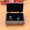 Vintage     Flower Carved Zinc Alloy Jewelry Box Case Jewelry Decorative Box for Women Jewelry Storage Home Decor