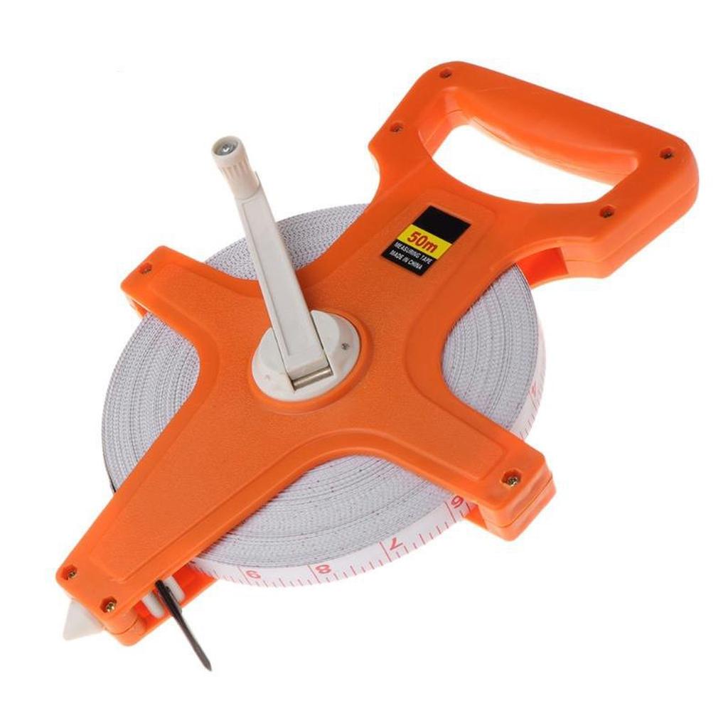 100 Meters Long Open Reel Measure Tape Metric Scale Measuring Ruler Woodworking Gadget Depth Measurement Sided Measure Tape