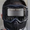 Auto Darkening Welding Glasses Detachable Adjustable Band Welder Mask Split Type Impact Resistant Face Shield