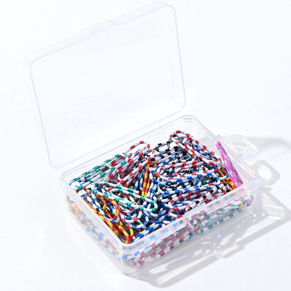 50PCS Zinc Zinc Alloy Bookmark Clip Creative Binder Clamps Mini Metal Paper Clips  School