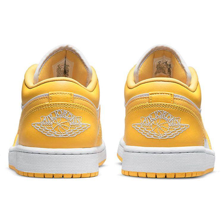 Air Jordan 1 Low Pollen Men Sneakers Yellow White 553558-171