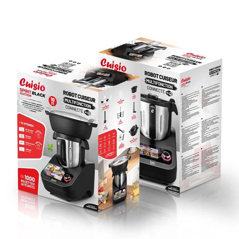 Kitchencook - Robot Cuiseur Cuisio_spirit_black_edition - 1300 W 3 L - Accessoires