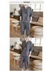 Men's Chinese Linen Pajama Set: Short Sleeve Hanfu Top with Frog Buttons and Cotton Linen Capri Pants In Trendy Loose Fit