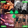Acoustic Guitar Bass Pick Ukulele Plectrums Droplet Shape Luminously Electric Guitar Pick for Beginner Guitar Palyer