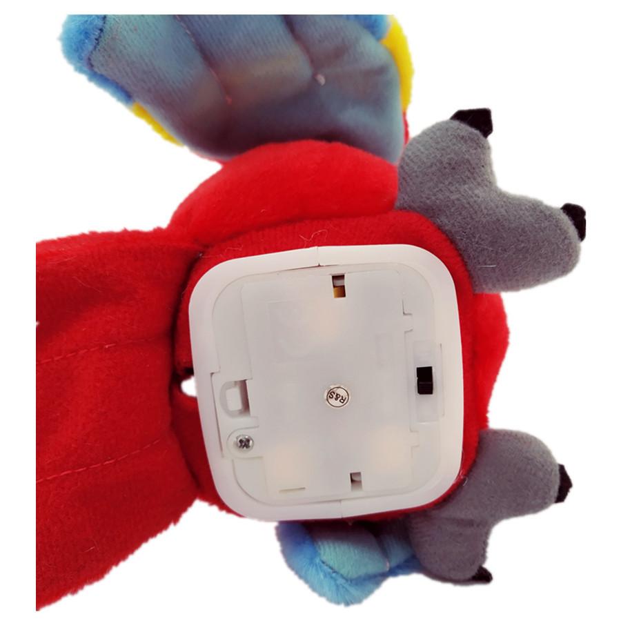 Говорящий попугай электронные плюшевые игрушки говорящая пластинка повторяет милые мягкие животные кукла-птица для детей подарок для малышей