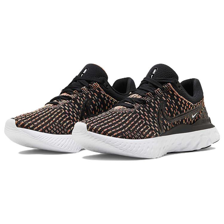 Новые женские кроссовки Nike React Infinity Run Flyknit 3 'Black Multi' DD3024-002