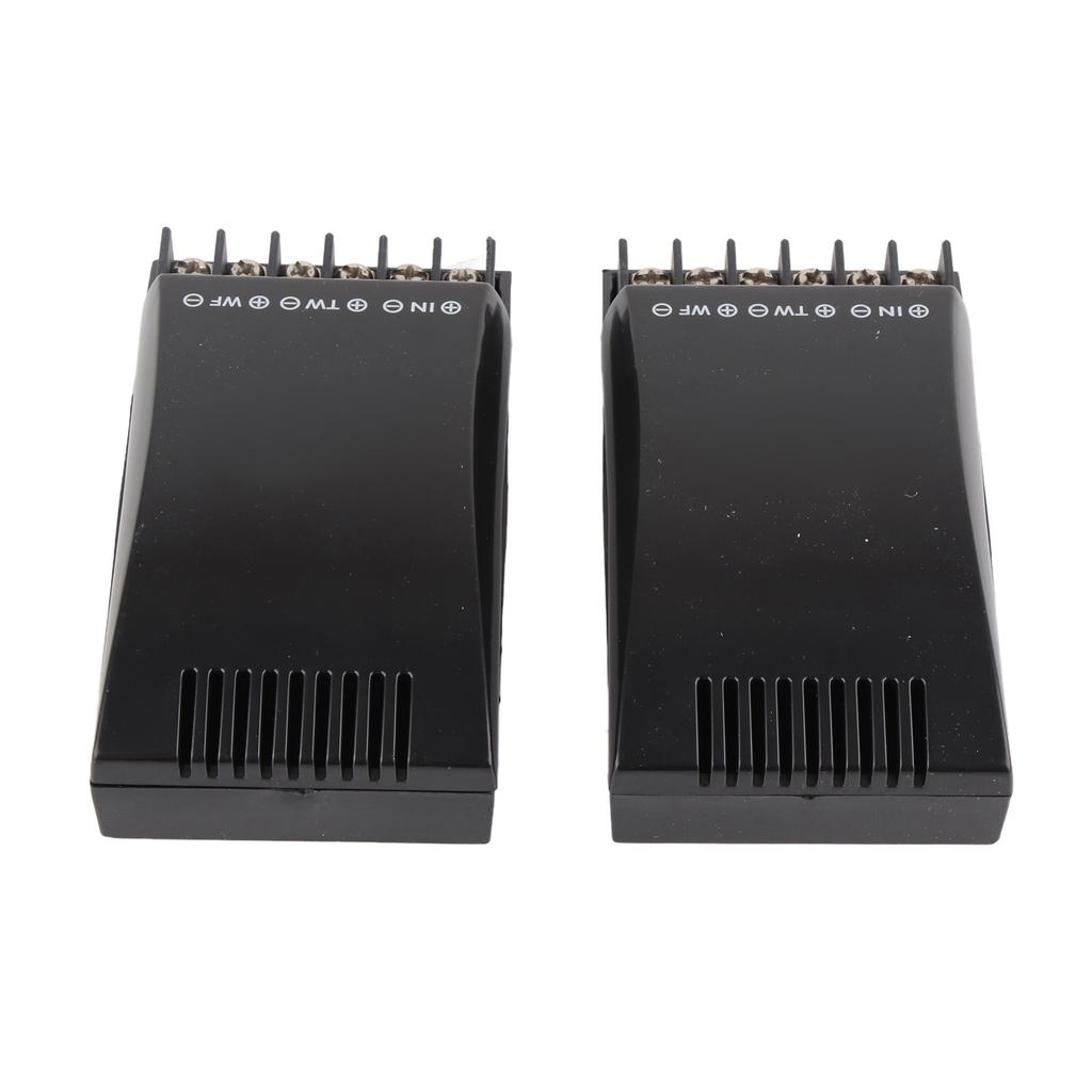 2Pcs Car Audio Crossover 2 Way 100W Output 12V Correct Sound ABS Shell Car Speaker Crossover for Vehicle