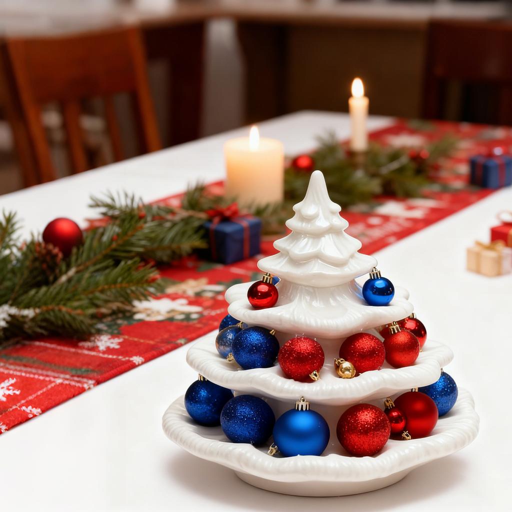 Четырехъярусный поднос для фаршированных яиц в форме рождественской елки, вмещает 26 яиц, штабелируемый