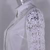 Spring and Autumn Fashion Lace Long Sleeve Hollow Women's Blouses & Shirts