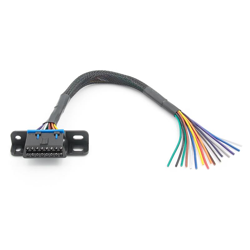 30 см Терминальный тип OBD2 Female к разноцветному DIY кабелю Автомобильный диагностический Автоинструмент OBD 2 Разъемный кабель