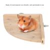 Wooden Corner Platform Rack Rest Stand for Parrot Hamster Chinchillas Small Pet Cage Accessory