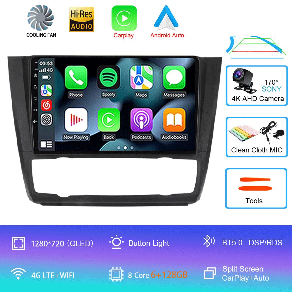 Android 12 For BMW Serie 1 Serie 1 E88 E82 E81 E87 2004-2012 Multimedia Navigation GPS Video Autoradio Player Car Stereo Carplay