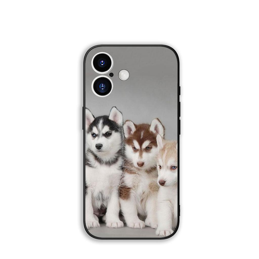 Cover Lovely Husky Dog Funny for Motorola Moto G04 G13 G14 G22 G23 G20 G32 G34 G35 G64 G82 G84 G53 G60 G72 E14 E15 E13 Case