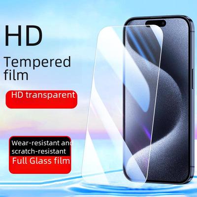 Защитное закаленное стекло для iPhone 15 Pro/Pro Max и HD 15 Plus