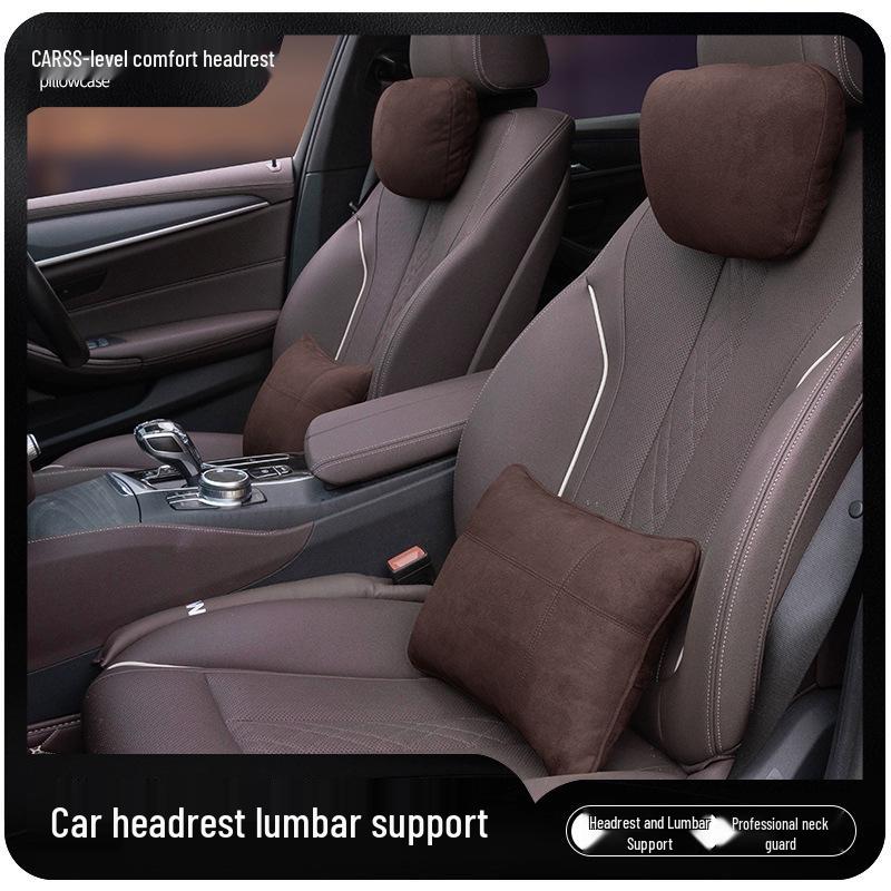 Поясничная подушка из замши для Maybach: Подушка подголовника и поддержка шеи.