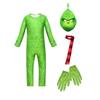Green-haired Cosplay Children's Jumpsuit Tights Festival Stage Performance Clothing