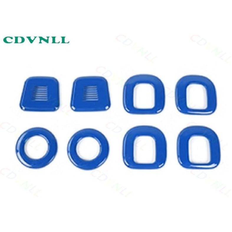 Car Top Roof Speaker Horn Cover Trim 8* Fit For Jeep Cherokee + Bright Blue