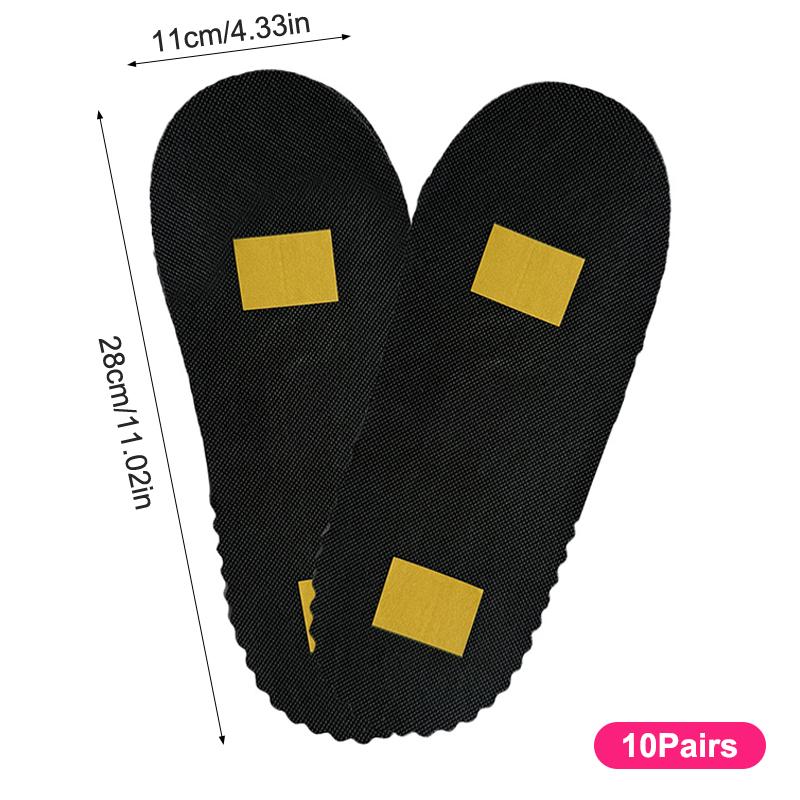 10 пар одноразовых женских тапочек для загара, липкие подошвы для загара, защитные наклейки для ног для спрей-загара, аксессуар для тела, тапочки