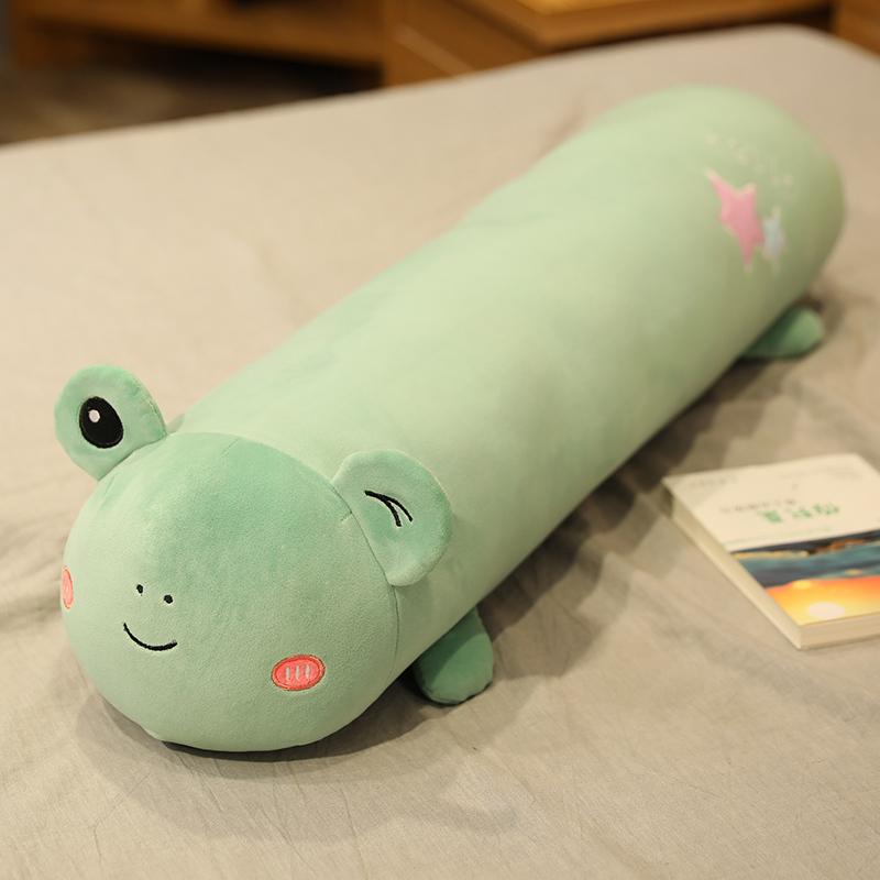 Круглая наволочка Мягкая ткань Длинная наволочка Милый шейный валик Подголовник Новая колонка Длинная декоративная подушка Домашний декор