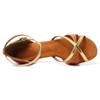 Latin Dance Shoes Women Girls Satin Tango Salsa Ballroom Dancing Shoes Middle Heel 5cm Indoor