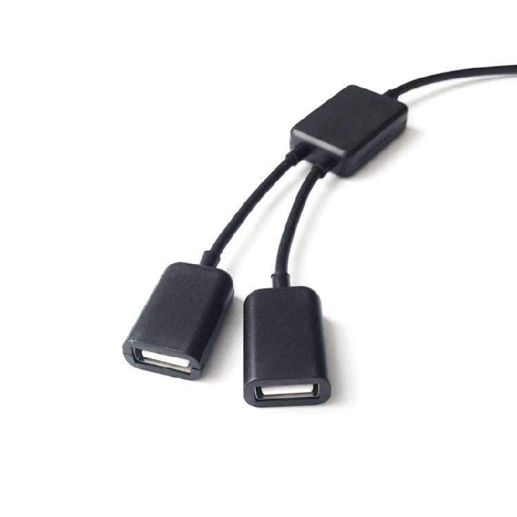 USB-разветвитель USB-папа на 2 USB-мамы Удлинительный USB-кабель Длинный USB Y-разветвитель