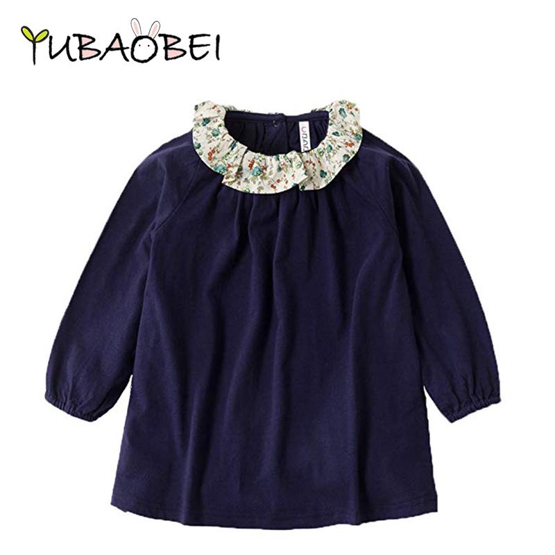 Детское хлопковое платье YUBAOBEI